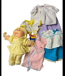 Bambola Cabbage Patch per bambini. Vintage 1986. Completo originale. 4 abiti aggiuntivi. �� - Foto 1 di 19