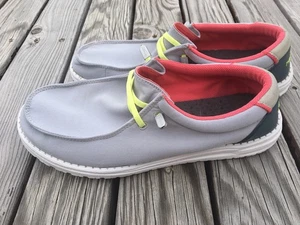 Hey Dude Wendy Adv Mirage Grey Shoe Fabric Slip On Size 9 US 40 EUR Women’s - Picture 1 of 16