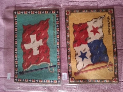 AMERICAN TOBACCO CO BLANKET ISSUES - FLAGS - 36 DIFF VARIOUS SERIES GD+ - Image 1 of 4