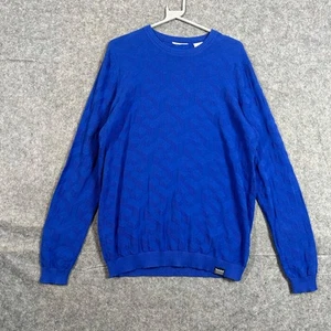 Timberland Pullover Herren mittelblau Strickpullover geometrisch - Bild 1 von 8