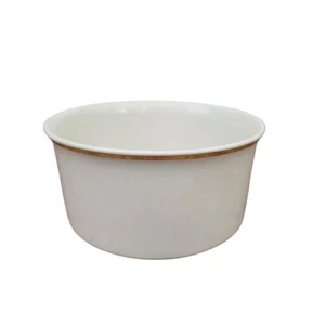 Lenox Eternal 6" Souffle Runde Auflaufform Schüssel USA Creme Gold Neu CA - Bild 1 von 3