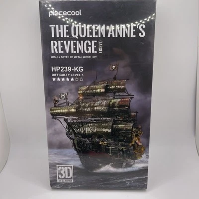 Rompecabezas 3D Piececool The Queen Anne's Revenge Metal Model Kit Foto 1 de 4