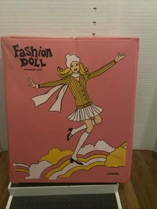 Vintage Miner Fashion Doll Wardrobe Pink, White, Pink Case Look At Pictures - Picture 1 of 15