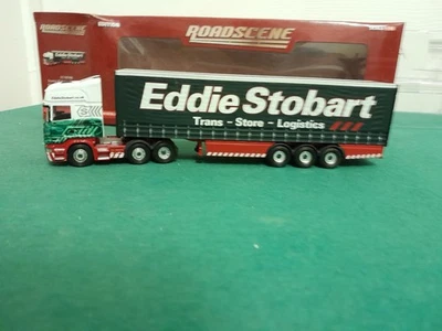 CORGI ROADSCENE EDDIE STOBART SCANIA CURTAINSIDE CC18106 1/76 SCALE  VGC - Image 1 of 4