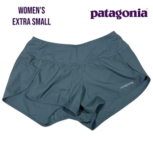 Patagonia Damen Laufshorts Extra Small XS grau schnelltrocknend Activewear Gym - Bild 1 von 8