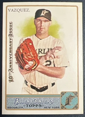 Javier Vazquez 2015 Topps Allen & Ginter 10th Anniversary Buyback 2011 #49 ESE - Image 1 of 2