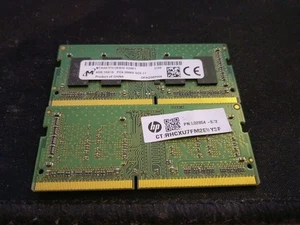 Micron Hp 8GB (2x4GB) PC4-21300 DDR4-2666V Laptop Memory  - Picture 1 of 3