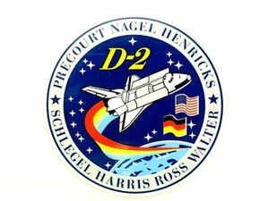 STS-55 D-2 Precourt Nagel-Hendricks-Schlegel-Harris-Ross-Walter, Vinyl Sticker - Picture 1 of 4