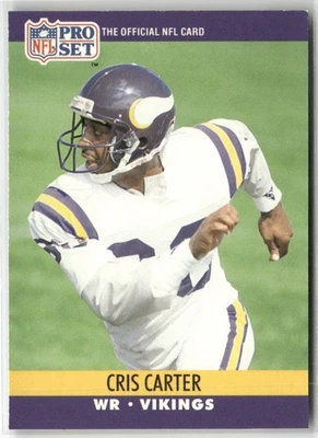 Juego profesional #571 Cris Carter Minnesota Vikings 1990 Foto 1 de 2
