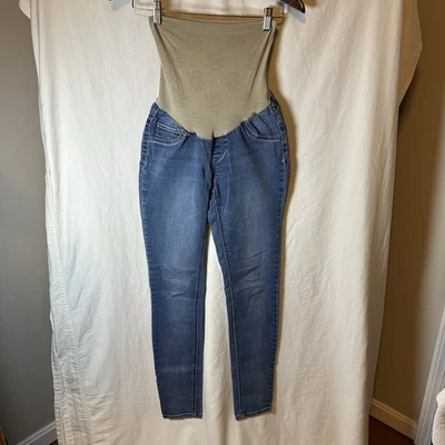 Jessica Simpson Over Belly Maternity Jeans, Size Small - Image 1 of 4