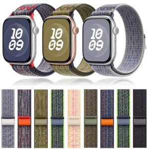 Correa deportiva de nailon para Apple Watch 10 9 8 7 6 SE Ultra 2 44/41/45/42/46/49 mm - Imagen 1 de 37