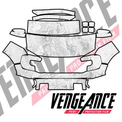 2024 Ford Ranger Raptor фронтальная предварительно нарезанная защитная пленка прозрачный бюстгальтер PPF - Изображение 1 из 3