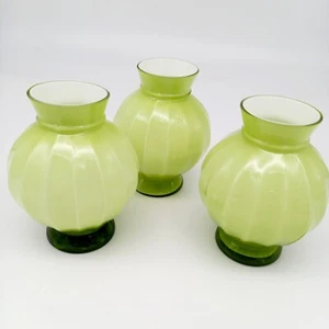 House Doctor dänisches Design Vase Glas Set 3 Stück Grün Glasvasen klein NEU! - Bild 1 von 4