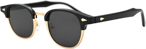 Gafas de sol clásicas polarizadas, semirimless, para hombre y mujer. - Picture 1 of 12