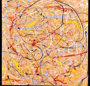 Elena Vaisman "Pilz" Original Gemälde auf Leinwand signiert vom Künstler (Vaisman) - Bild 1 von 3