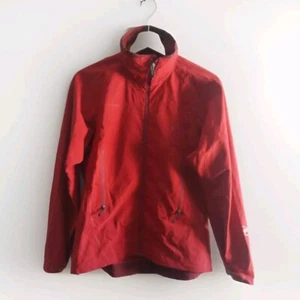 Patagonia H2NO Rain Jacket Women Small Red Windbreaker Waterproof Outdoors - Picture 1 of 9