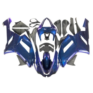 ABS Fairing Kit for Kawasaki 2007 2008 ZX6R Ninja Bodywork Chameleon Blue Purple - Picture 1 of 8