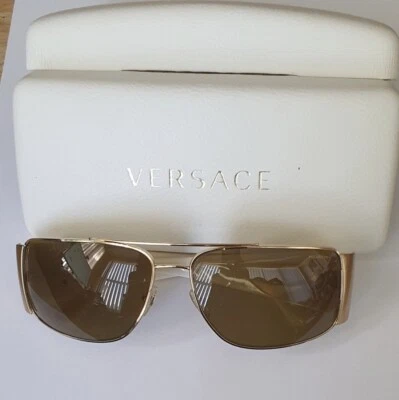 Mujer Gafas de sol Blanco Dorado Mariposa con Lentes Polarizadas 58 Foto 1 de 3