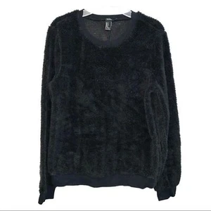 Forever 21 Women’s Black Pull Over Woolly Texture Sweater Size M - Picture 1 of 3