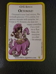 Munchkin Cthulhu +3 /+5 Bonus Octomaid Steve Jackson Games SJG - Picture 1 of 1