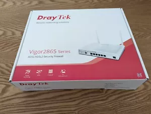 DrayTek Vigor 2865 Multi-WAN Firewall VPN Router - White (NON WIFI) - Brand New  - Picture 1 of 2