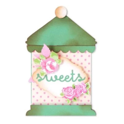 Stanzschablone Kirchen Canisters, Bonbon-Dose, Sizzix Bigz XL 658469 - Bild 1 von 2