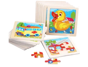 6pcs/set Animal Wooden Tangram Puzzle Gifts For Kids - Picture 1 of 7