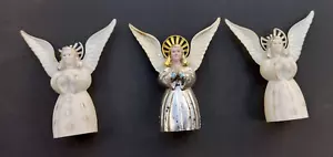 3 Vintage Plastic Angel Christmas Figurines - Picture 1 of 3