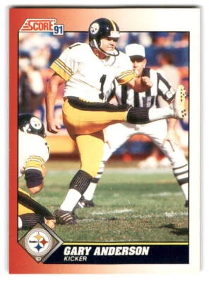 Gary Anderson 1991 Score #121 Pittsburgh Steelers FOOTBALL - Image 1 of 2