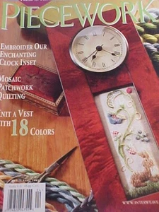 Piecework Magazine March April 2003 Knitting Embroidery Crochet Crocheting - Picture 1 of 5