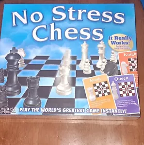 CHESS "No Stress Chess" Board Game Learn to Play Chess Kids Age 7+ NEW SEALED - Picture 1 of 1