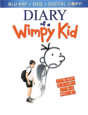 Diary of A Wimpy Kid ~ 3-Disc Combo Blu-ray + DVD + Digital Copy ~ FREE Shipping - Image 1 of 2
