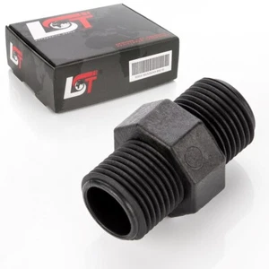 Kupplung Verbinder Schlauchverbinder Doppelnippel Schraubsystem PE-Rohr 1/2" AG - Picture 1 of 5