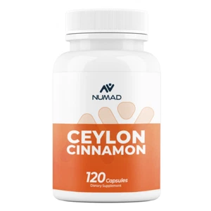 Organic Ceylon Cinnamon 1800mg 120 Capsules - Blood Sugar Support - Picture 1 of 2