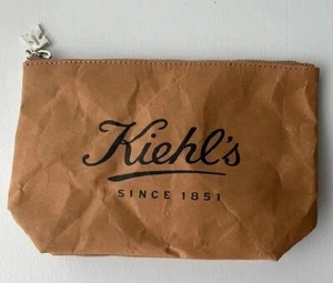 KIEHL’S Brown Paper Cosmetic Bag - Picture 1 of 1