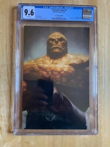 FANTASTIC FOUR #2 BEN GRIMM - CGC 9.6! STANLEY "ARTGERM" LAU VIRGIN COVER! - Picture 1 of 4