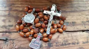 Vintage Chapel Sterling Silver 5 Decade Rosary Miraculous Medal With Marian Case - Picture 1 of 10