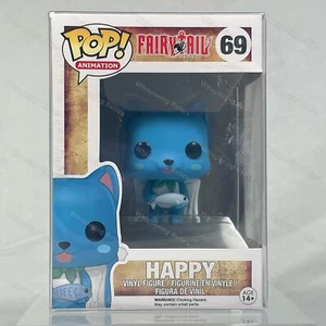Funko Pop! Vinyl Figure: Animation Fairy Tail Happy #69 W/Protector - Picture 1 of 6