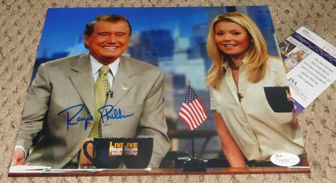 REGIS PHILBIN SIGNED 8X10 PHOTO JSA AUTH COA AUTOGRAPH KELLY MILLIONAIRE LIVE Cover