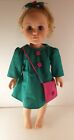 18" Doll One Piece Green Dress With Accessories