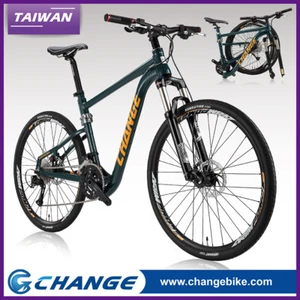 【CHANGE】Folding Bike 27.5 Mountain foldable bicycle Shimano 27S DF-809G Size 17" - Picture 1 of 11