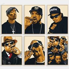 Legends of Hip Hop Rapper 2Pac Biggie Canvas Poster Print Wall Art Decor 20x28''
