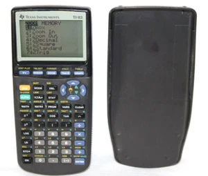 Texas Instruments TI-83 Graphing Calculator Cover Tested Works Fine #5 - Picture 1 of 11