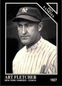 1991 Conlon Collection - The Sporting News - ART FLETCHER "1927 YANKEES" - #117