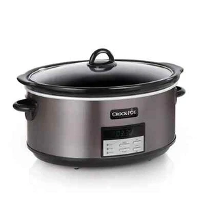 Crock-Pot Large 8 Quart Programmable Slow Cooker with Auto Warm Setting - Picture 1 of 6