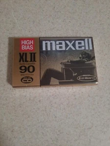 Maxell High Bias XLII 90 Minutes, Audio Cassette Black Magnetit .Brand New - Picture 1 of 3