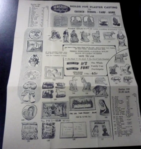 1954 TOY AD BERSTED'S HOBBY CRAFT MONMOUTH IL RUBBER MOLD for Plastic Casting - Picture 1 of 2