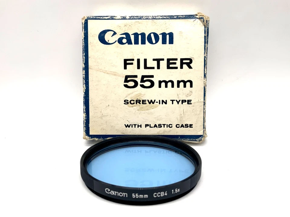 Canon Color Screen CCB4 1.5x Blue Boxed Filter 55mm Filter Thread - Image 1 of 1