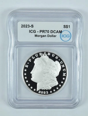 2023-S Morgan Silver Dollar PR70 DCAM ICG - Image 1 of 4
