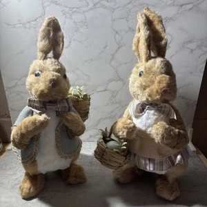 CARTAPESTA PIETRO CONIGLIO ALTO 17”--SOLO DECORAZIONE femmina e maschio - Foto 1 di 12